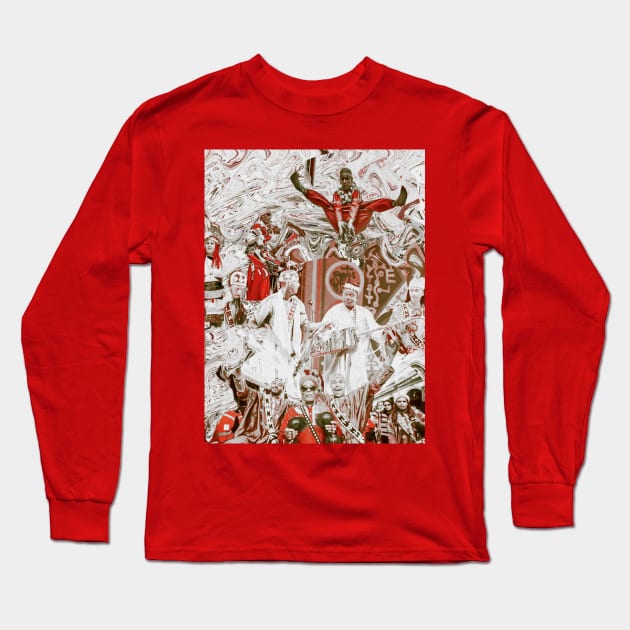 Moroccan Feast V2 Long Sleeve T-Shirt by walil designer